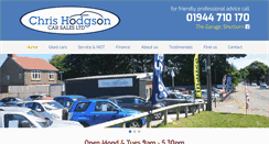 Desktop Screenshot of chrishodgsoncarsalesltd.co.uk